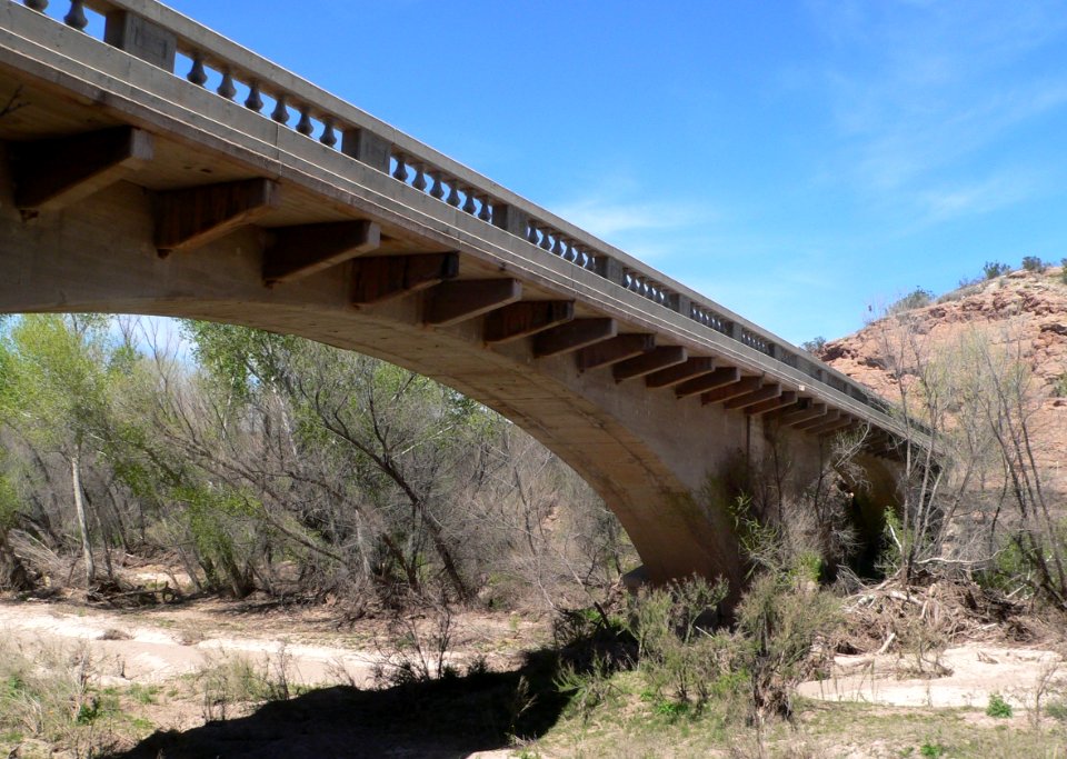 Gila bridge, Black Hills Back Country Byway, from SE 1