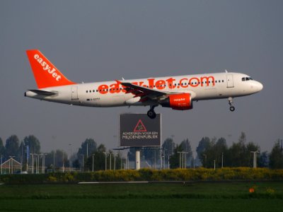 G-EZTY landing at Schiphol (AMS - EHAM), The Netherlands, pic2