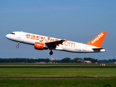 G-EZTK easyJet Airbus A320-214 - cn 3991 takeoff from Schiphol (AMS - EHAM), The Netherlands, 16may2014, pic-2 photo
