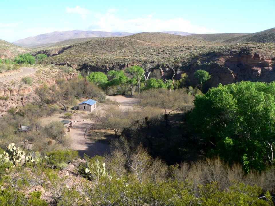 Gila Box, Serna Cabin picnic area 1