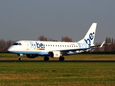 G-FBJB Flybe Embraer ERJ-175STD (ERJ-170-200), cn 17000327 at Schiphol (AMS - EHAM), Netherlands, pic1