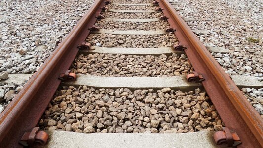Railway railroad track photo