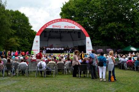 Gießen, Landesgartenschau, Wieseckaue, SWG-Bühne