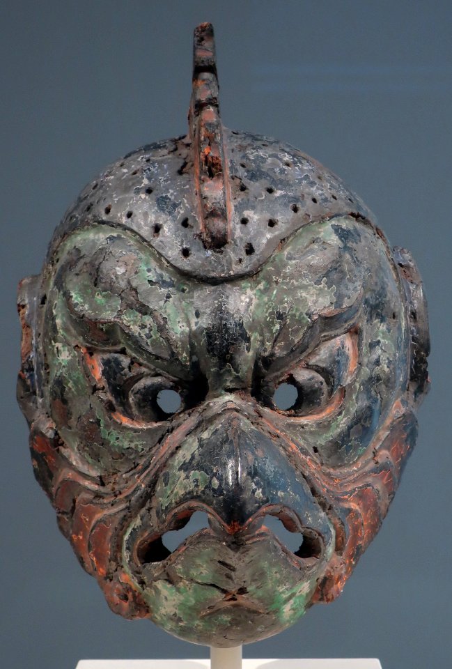 Gigaku Mask of the Karura Type, Nara period, Kimbell Art Museum