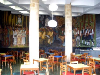 Gijón - Laboral Ciudad de la Cultura (ex Universidad Laboral), cafetería 4