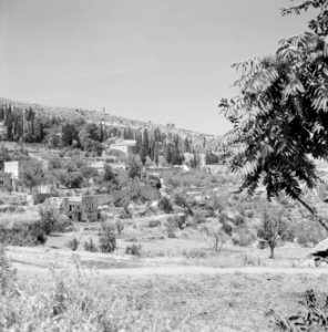 Gezicht op het dorp Ein Karem., Bestanddeelnr 255-2791
