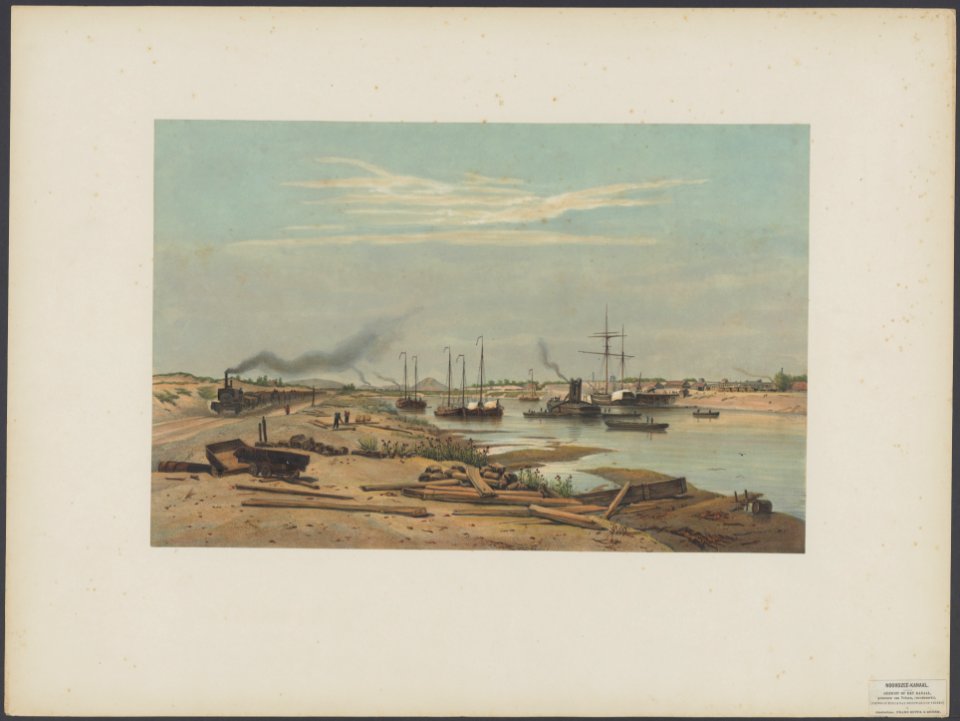 Gezicht op het kanaal, genomen van Velsen, (westwaarts), Bestanddeelnr 815
