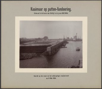 Gezicht op de muur en het achtergelegen emplacement, Bestanddeelnr 57