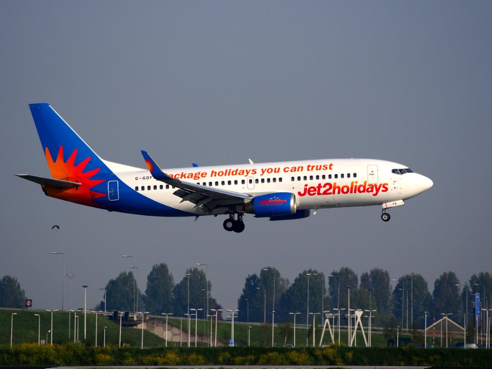 G-GDFM landing at Schiphol (AMS - EHAM), The Netherlands, pic