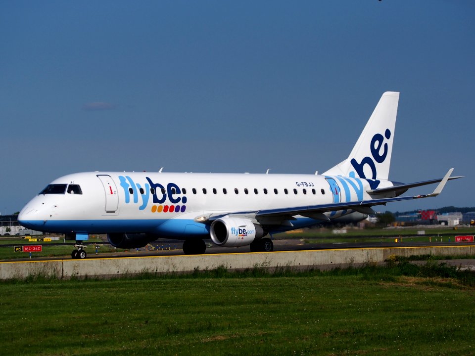G-FBJJ Flybe Embraer ERJ-175STD (ERJ-170-200) - cn 17000358, taxiing at Schiphol (AMS - EHAM), The Netherlands, 18may2014, pic-2