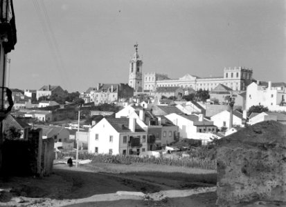 Gezicht op Lissabon (op de heuvel de Igreja de São Vicente de Fora), Bestanddeelnr 191-0199