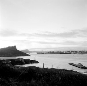 Gezicht op het Schottegat bij Willemstad op Curaçao, Bestanddeelnr 252-3406
