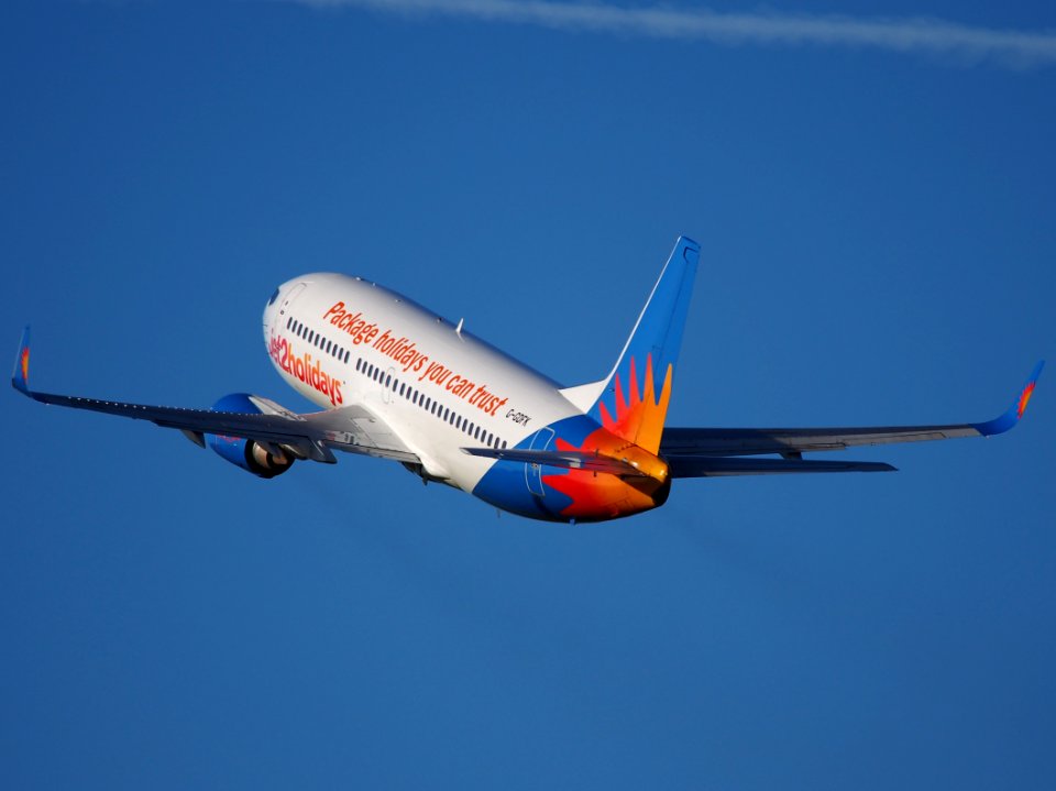 G-GDFK Jet2 Boeing 737-36N(WL) takeoff from Schiphol (AMS - EHAM), The Netherlands, 11june2014, pic-5