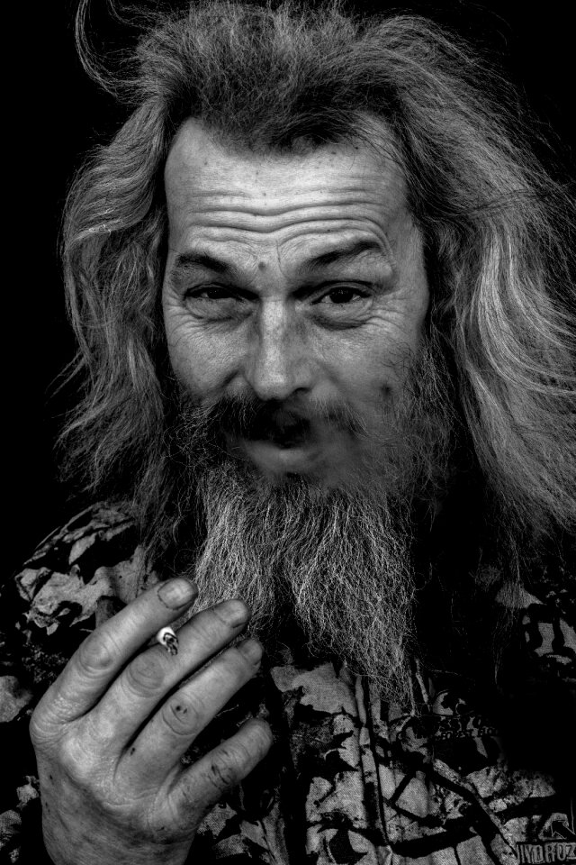 Cigarette man poverty