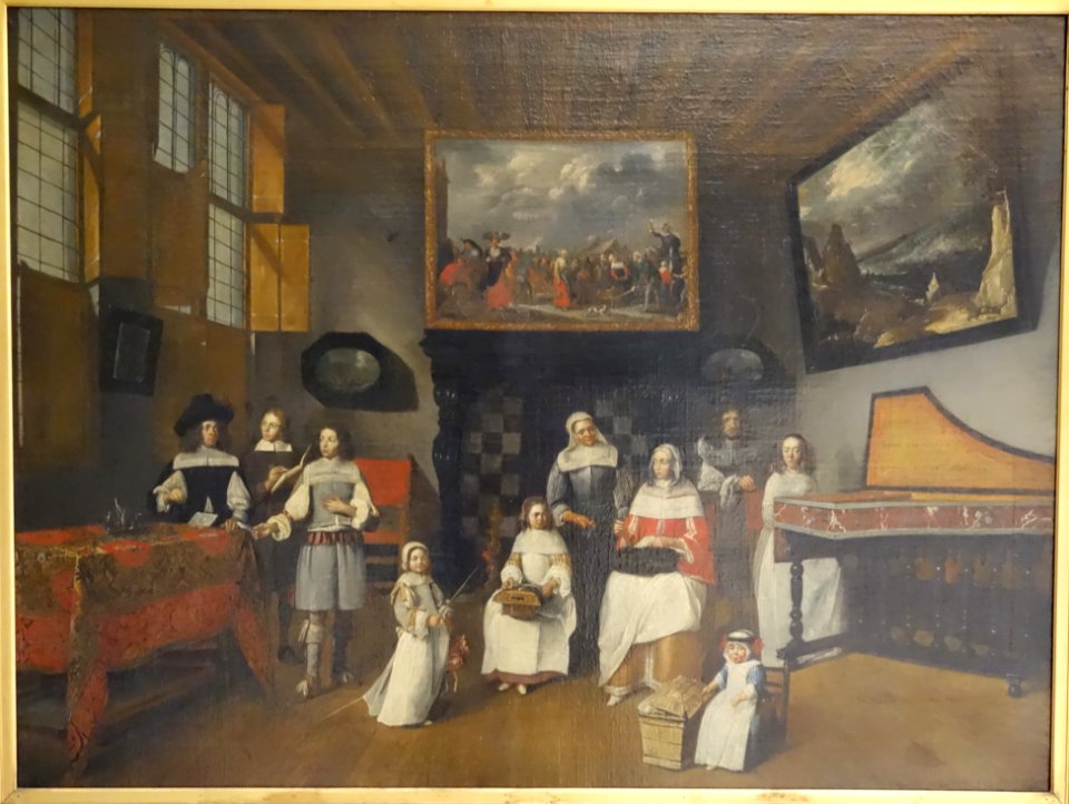 Gillis van Tilborgh, Family Portrait, c. 1678