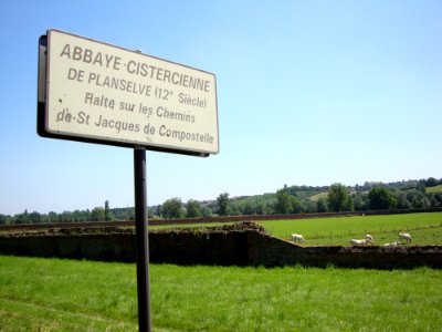 Gimont (Gers, Fr) plaque Abbaye de Planselve photo