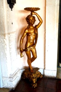 Gilt couple, 1 of 2 - Vizcaya Museum and Gardens - Miami, Florida - DSC08510