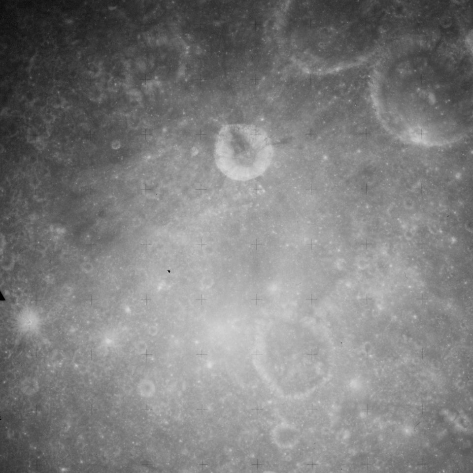 Gilbert crater AS16-M-0113