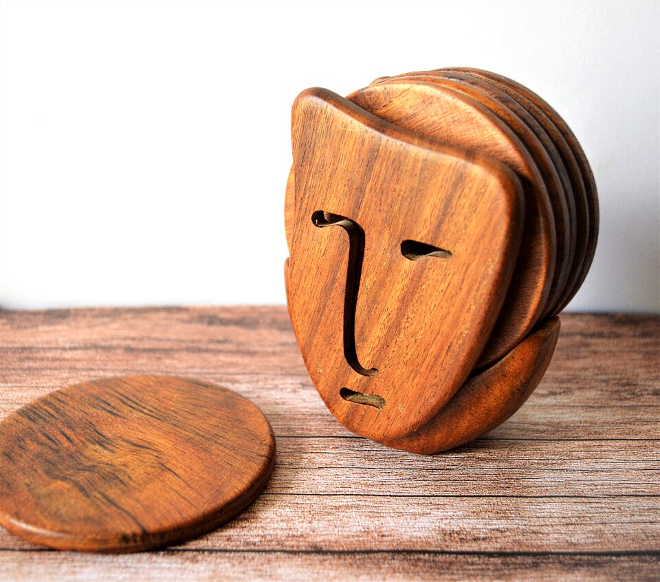 Handmade woodworking coffee