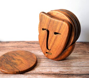 Handmade woodworking coffee