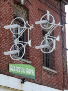 Gilly (Charleroi) ancienne gare, Relais du RAVel, détail