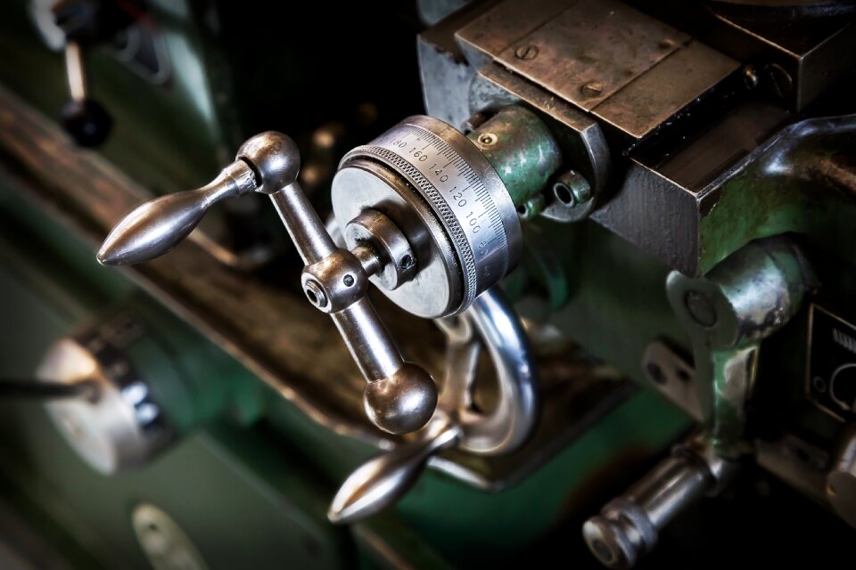 Around machining metal