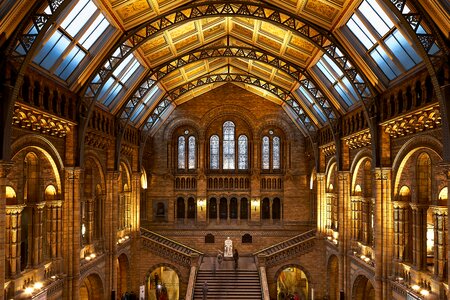 Inside natural history museum london