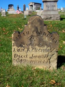 Gilchriest (Sarah Cordelia), Brush Creek Cemetery, 2015-10-26, 01