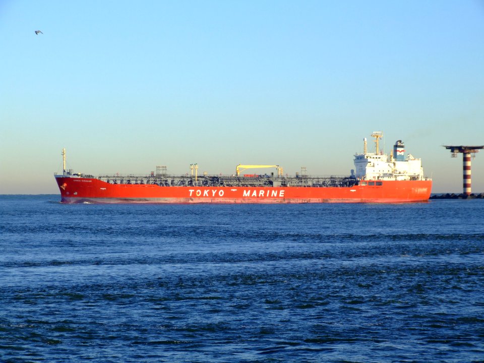 Ginga Cougar - IMO 9321861 - Callsign 3EAG7 , Port of Rotterdam, Holland, 06Jan2009 pic1