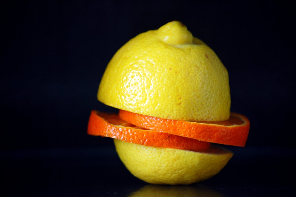 Restaurant lemon orange