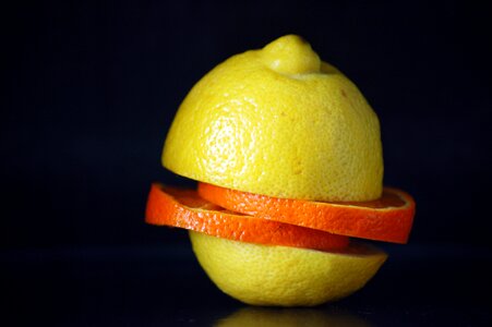 Restaurant lemon orange