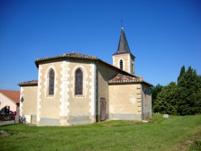 Giscaro (Gers, Fr) église côté chevet