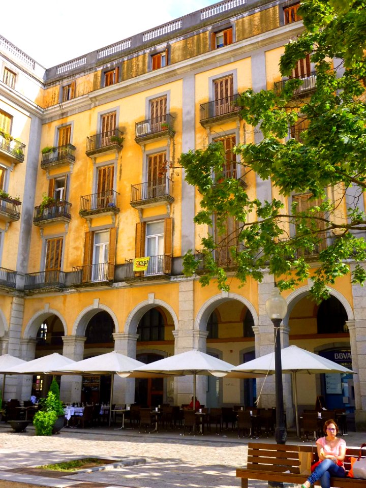 Girona - Plaza de Sant Agustí (Plaza de la Independencia) 09