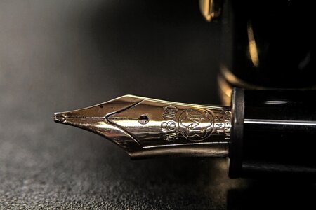 Fountain pens montblanc gold