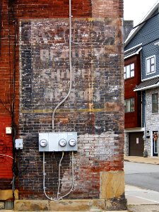 Ghost Sign, 27th Street, South Side, 2019-10-26