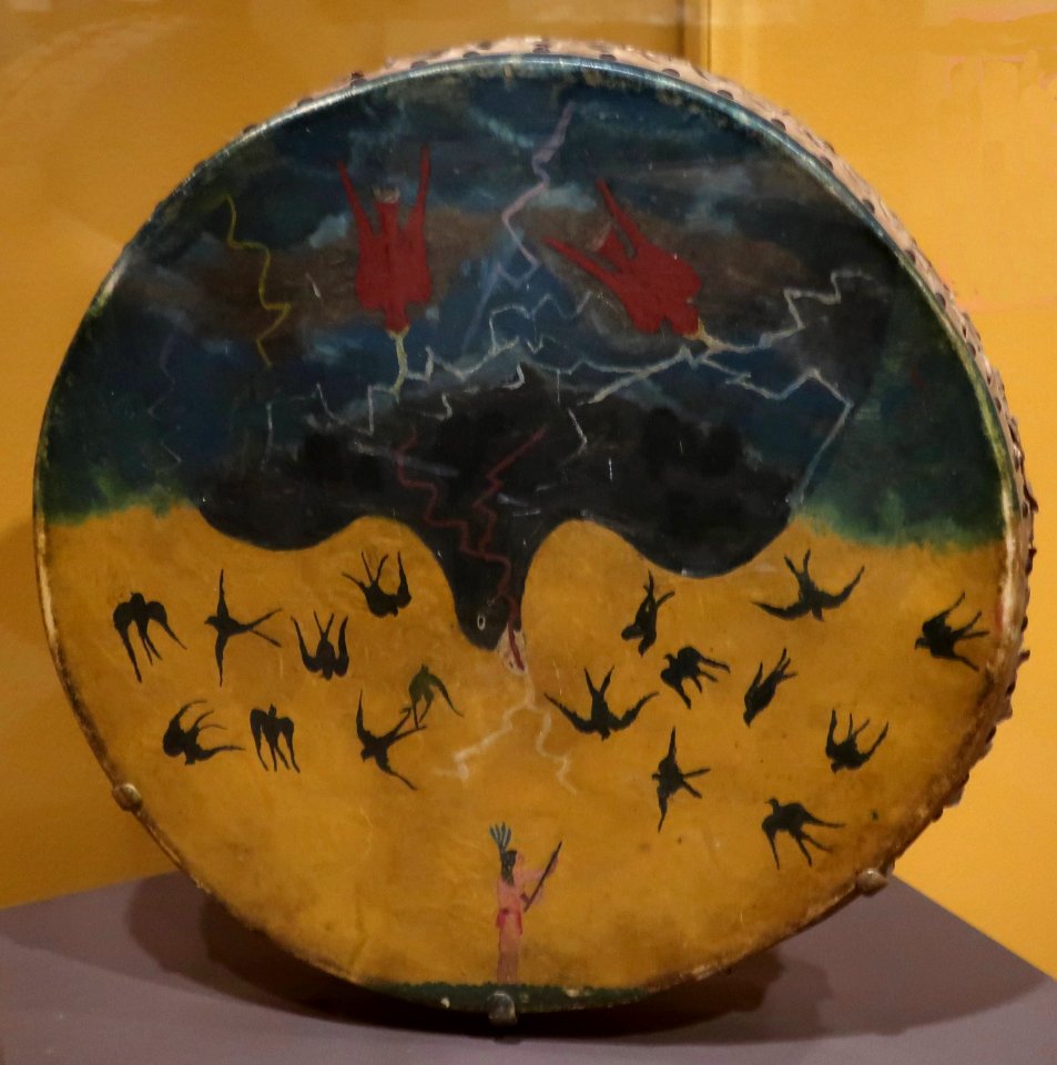 Ghost Dance Drum by George Beaver, Fenimore Art Museum