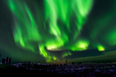 Sky night aurora photo