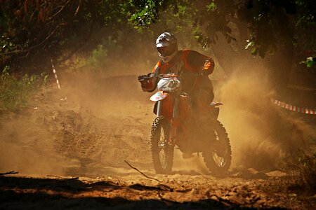 Motorcycle cross motocross ride