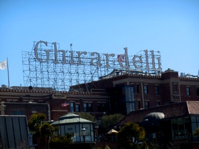 Ghirardelli Square Sign in San Francisco photo