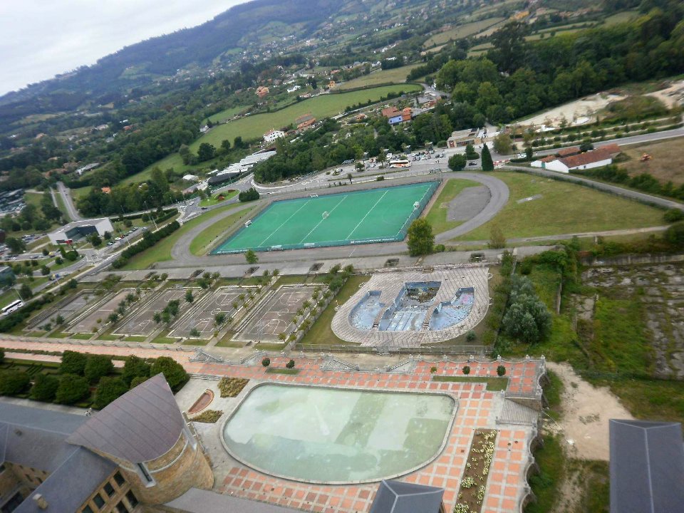 Gijón - Laboral Ciudad de la Cultura (ex Universidad Laboral), vista desde la torre 2