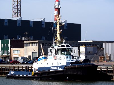Ginger (tugboat 2010) IMO 9507063 - Callsign PBNZ, IJmuiden, Port of Amsterdam pic1 photo