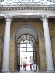 Gijón - Laboral Ciudad de la Cultura (ex Universidad Laboral), Patio Corintio 4