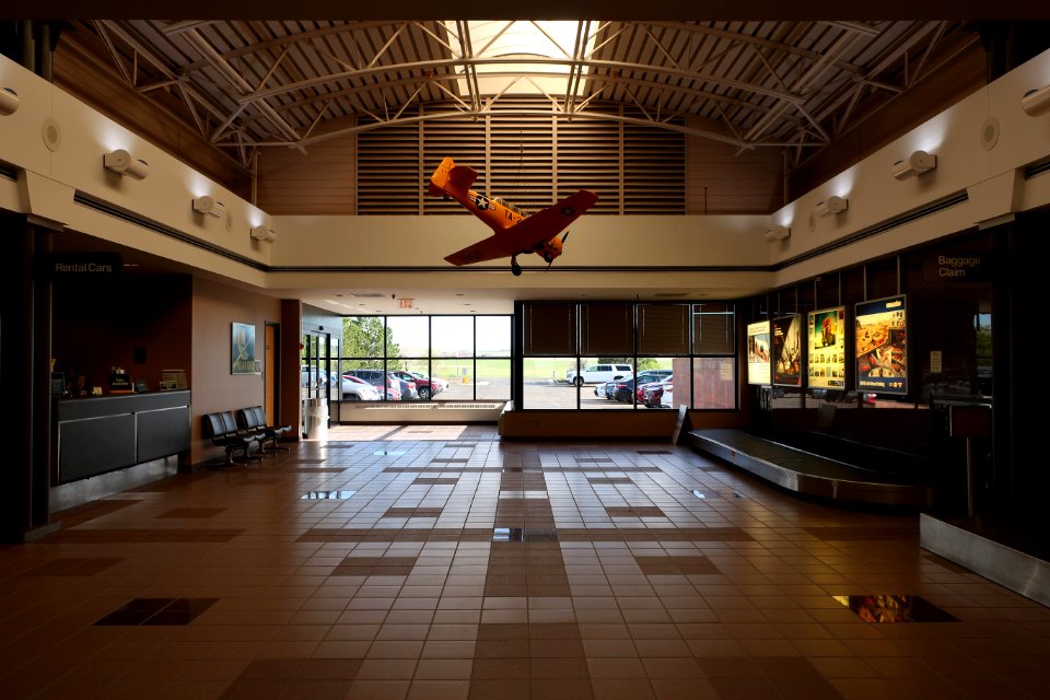 Gillette–Campbell County Airport terminal interior in Campbell County, Wyoming (2)