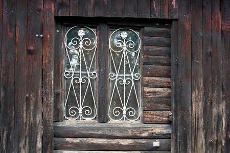 Entry old houses alsace