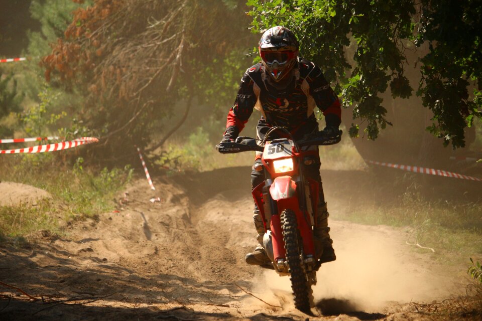 Motorcycle cross motocross ride