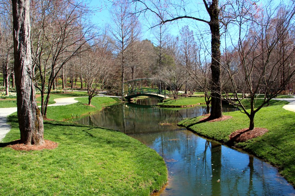 Gibbs Gardens Monet Bridge, Feb 2017