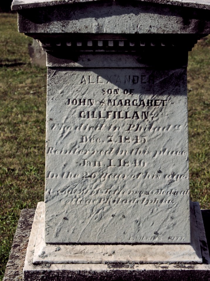 Gillfillan (Alexander), Bethel Cemetery, 2015-10-15, 02