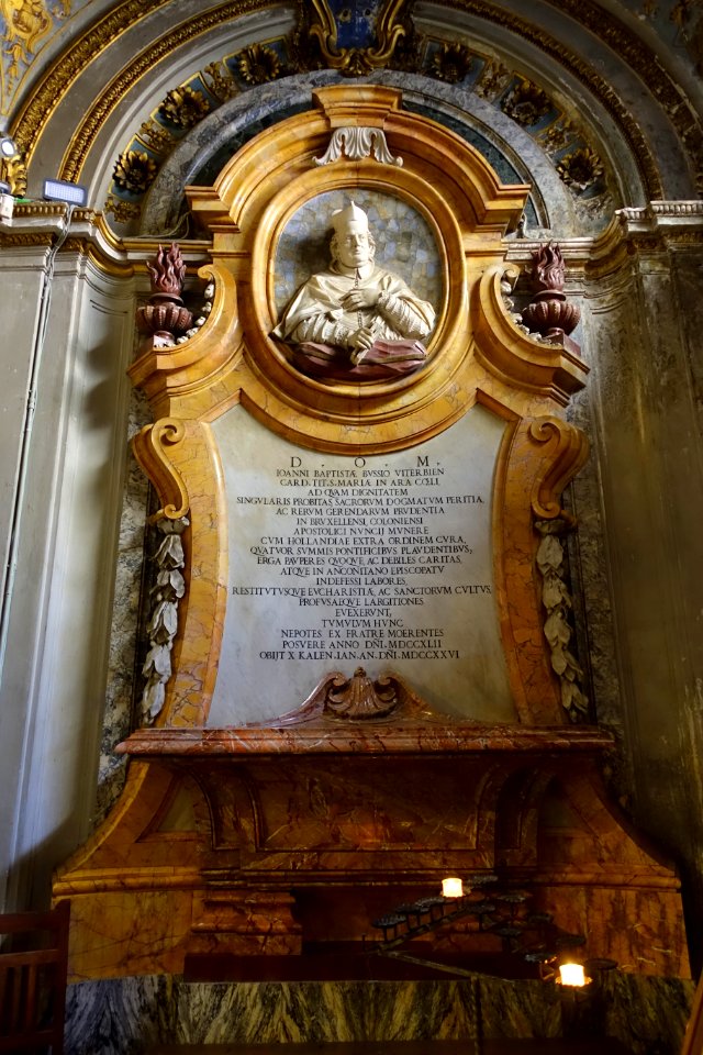 Giovanni Battista Bussi - Santa Maria in Trastevere - Rome, Italy -DSC00415