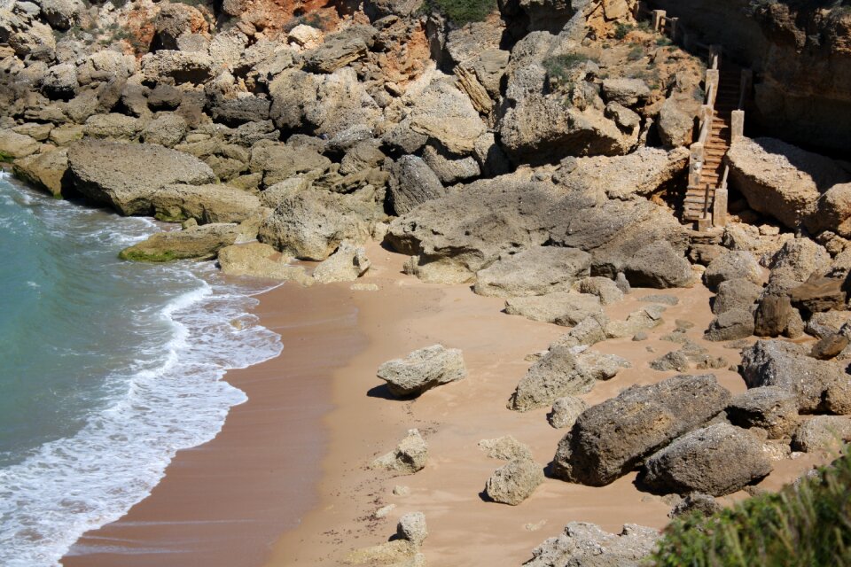 Atlantic costa de la luz sand beach