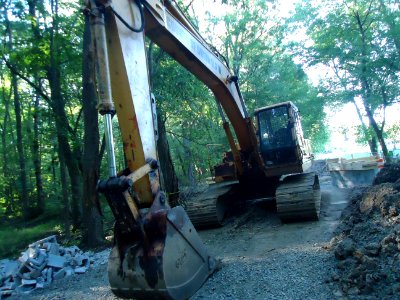 Giant digging equipment in NJ photo